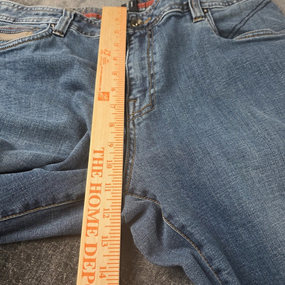 Prana‎ Jeans Straight Leg Men's 35x32 Blue Denim Medium Wash Organic Cotton Prep - Picture 5 of 15